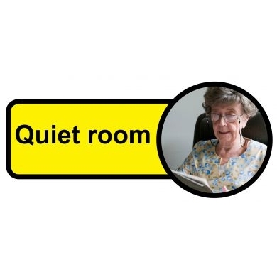 Quiet Room sign - 480mm x 210mm